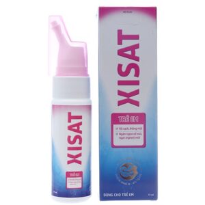 Dung dịch xịt rửa mũi cho trẻ em Xisat 75ml