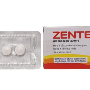 Thuốc trị giun, sán Zentel 200mg
